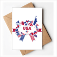 thumbnail image 1 of USA Flag Independence Day Celebration Greeting Cards You are Invited Invitations, 1 of 3