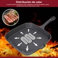 thumbnail image 3 of Sartenes de Hierro Fundido,4 Piezas Multifuncional Sartén para Freír,Sartenes Antiadherente Freír,Sarten Hierro Fundido,Resistentes y Antiadherentes,para Pizza,Freír,Saltear,diámetro14/16/20/24cm, 3 of 7