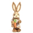 thumbnail image 4 of Adorno de conejo de paja, conejito de pie de 12 pulgadas con zanahoria para Pascua (estilo B) Ehuebsd  Libre de BPA, 4 of 8