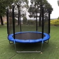 thumbnail image 3 of Round Trampoline Safety Pad with V-Rings High Elastic Round Jumping Mats, 3 of 12