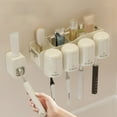 thumbnail image 2 of Toothbrush holder toothpaste mouthwash cup tooth cup rack toothpaste squeezer E, 2 of 9