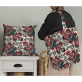 thumbnail image 5 of Soimoi Cotton Cambric Red Fabric By the Yard - 42 Inch Wide - Florals Print Fabric - Elegant and Timeless Patterns for Fashion and Home Decor Printed Fabric, 5 of 6