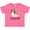 Hot Pink, variant on I Love My Grandma Loves Me Cat Boys or Girls Baby T-Shirt