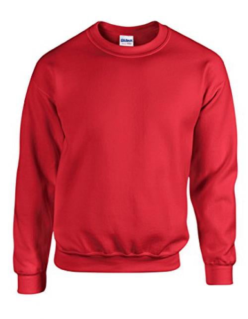 Gildan - Gildan - Crewneck Sweatshirt. 18000 - Large - Red - Walmart ...