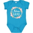 thumbnail image 3 of Inktastic Nicu Graduate Girls Floral Wreath Girls Baby Bodysuit, 3 of 5