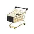 thumbnail image 4 of Mini Panier d'Achat Jeu d'Imitation Simulation Panier d'Achat pour Fille Enfant Doré, 4 of 8