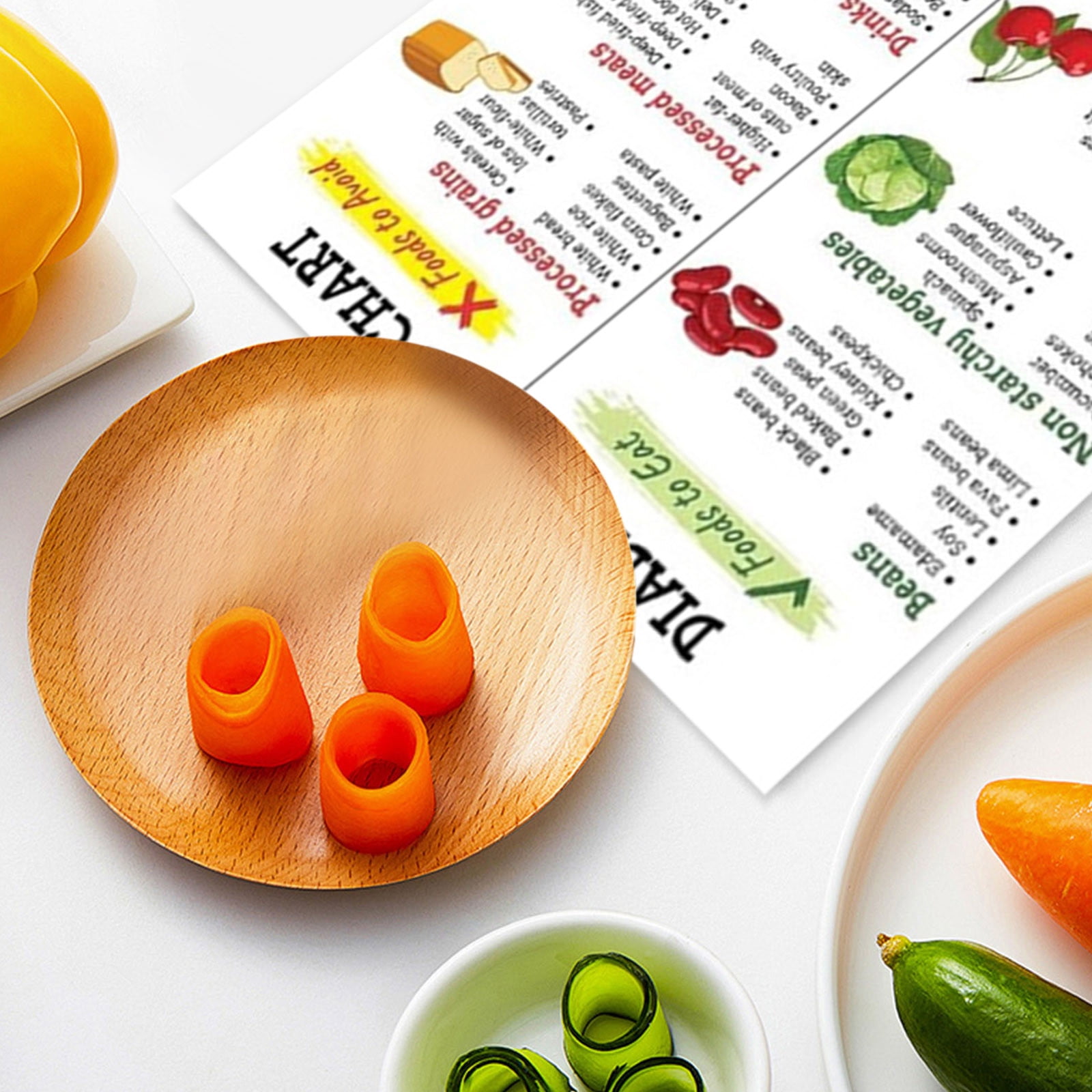 Diabetes Food List Poster, Low Card Foods, Diabetic Food Chart, Healthy Grocery Foods Nutrition List, Diabetic Diet Sheet - 12x18 Inches