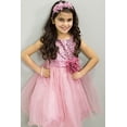 thumbnail image 4 of Bilo Lovely Sequin Flower Girl Dress, 5 Colors (7-8 Years, Pink), 4 of 5