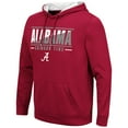 thumbnail image 2 of Men's Colosseum Crimson Alabama Crimson Tide Slash Stack 2.0 Pullover Hoodie, 2 of 3