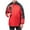 Red, variant on Hvyesh Mens Big and Tall Jackets 2025 Warm Color Block Fleece Jackets Casual Full Zip Hooded Long Sleeve Coat Fall Hiking Jackets