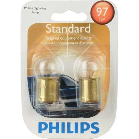 Philips Standard Miniature 97, Ba15S, Glass, Always Change In Pairs!