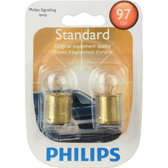 Philips Standard Miniature 97, Ba15S, Glass, Always Change In Pairs!