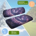 thumbnail image 5 of Uorisanigo Flower Butterfly Golf Cart Seat Cover Anti-Scratch Golf Cart Seat Cushion Pad Easy to Install Dress UP Older Golf Cart Vinyl Seat Fit for 2-Person Seats Club Car, 5 of 7