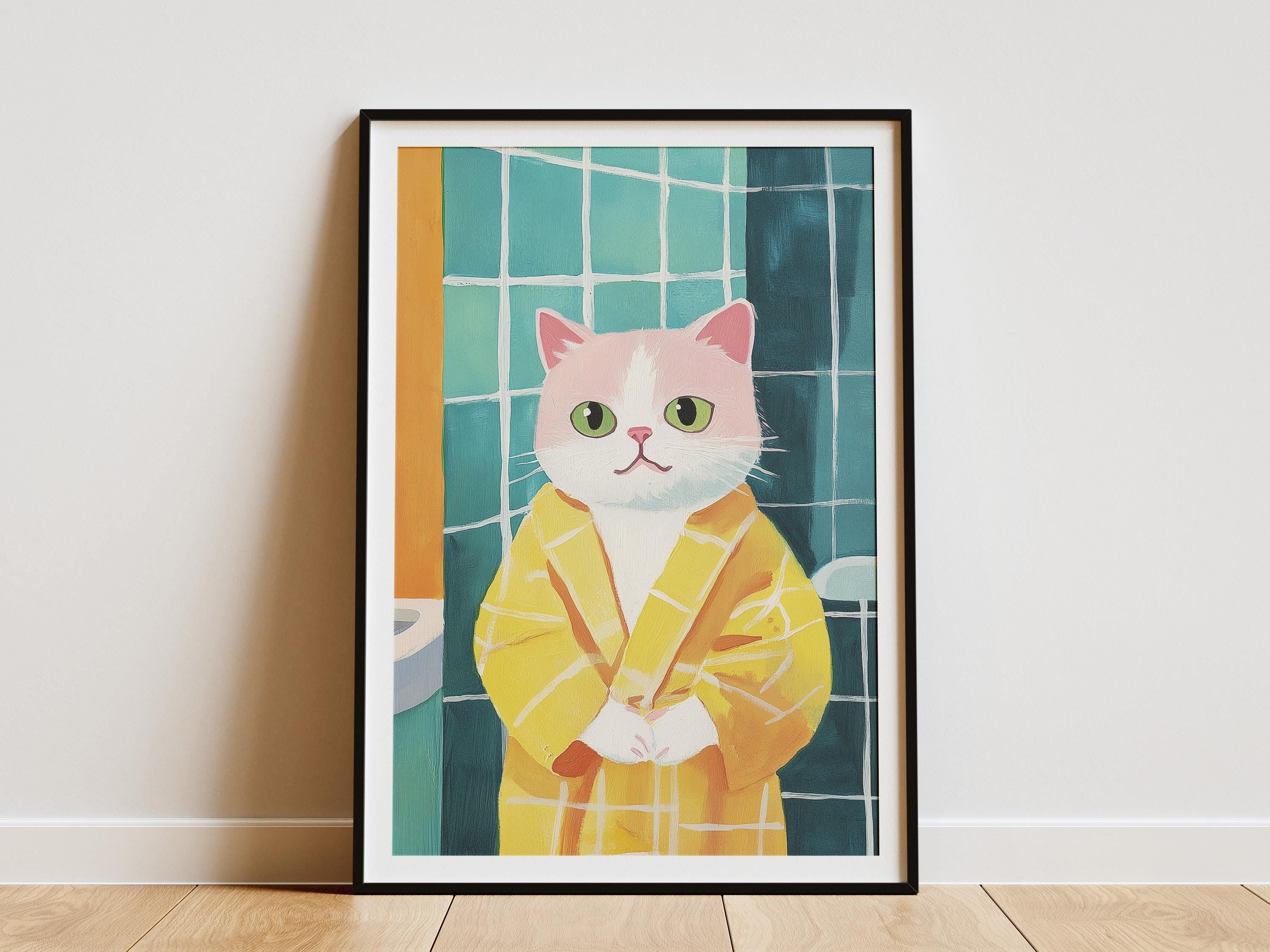 Hot Stuff 2550-24x36-AN Twisted Whiskers Cats Poster - Walmart.com