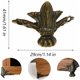 thumbnail image 2 of 12 piezas de patas protectoras de esquina, pata de esquina de metal decorativa, patas de caja de almacenamiento antiguas, patas de muebles, con tornillos, para decoración de caja de madera en relieve, 2 of 5