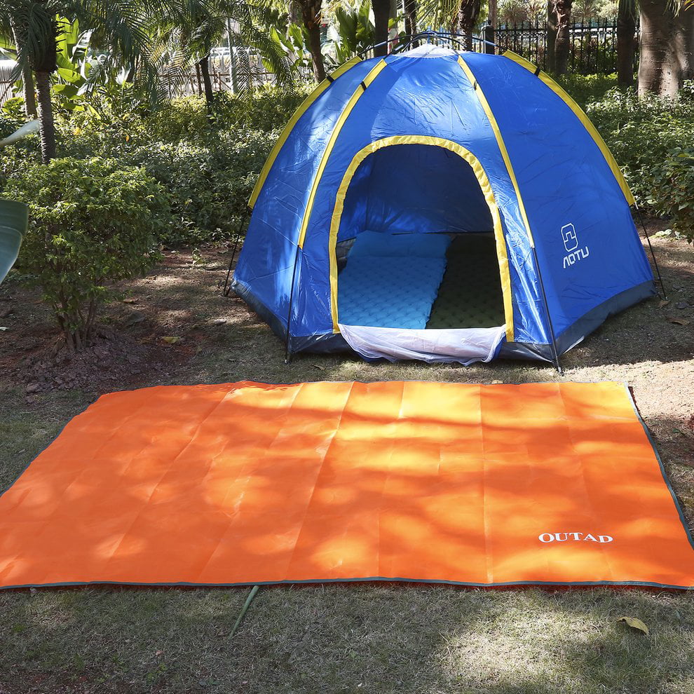 OUTAD Waterproof Camping Tarp for Picnics and Sunshade tu Tent Footprint