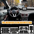 thumbnail image 2 of Dash Button for Mercedes Benz Stickers and Decals Repair Kit – Car Control Window AC Radio Number Interior fit for GLK350 C Class CLS C218 SLK W172 W204 W212 W218 W207 C250 C350 E-Class 2008-2014 e350, 2 of 6