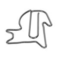 thumbnail image 1 of 100 Clips de Papel con Forma de Gato Alambre Recubierto de Plástico con Forma de Animal Lindo Clips de Metal de Oficina a Granel Multiusos para Organizar Documentos Decoración ANGGREK  Otros, 1 of 8