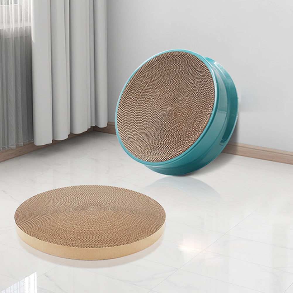 Cat Scratch Pads Round, Corrugated Replacement Scratcher Pads For Cats, Honeycomb Mesh Design Anti-Scratch Cat Scratcher Bed Pet Toy Supplies