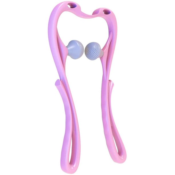 Masajeador de cuello y hombros, relajante muscular, automasaje Shiatsu de mano para aliviar el dolor de cuello con puntos de presión duales Zhivalor YXX026-2
