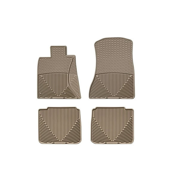WeatherTech All-Weather Floor Mats compatible with Lexus GS 430, GS 300, GS 350/GS 460, GS 450h - 1st & 2nd Row, Tan