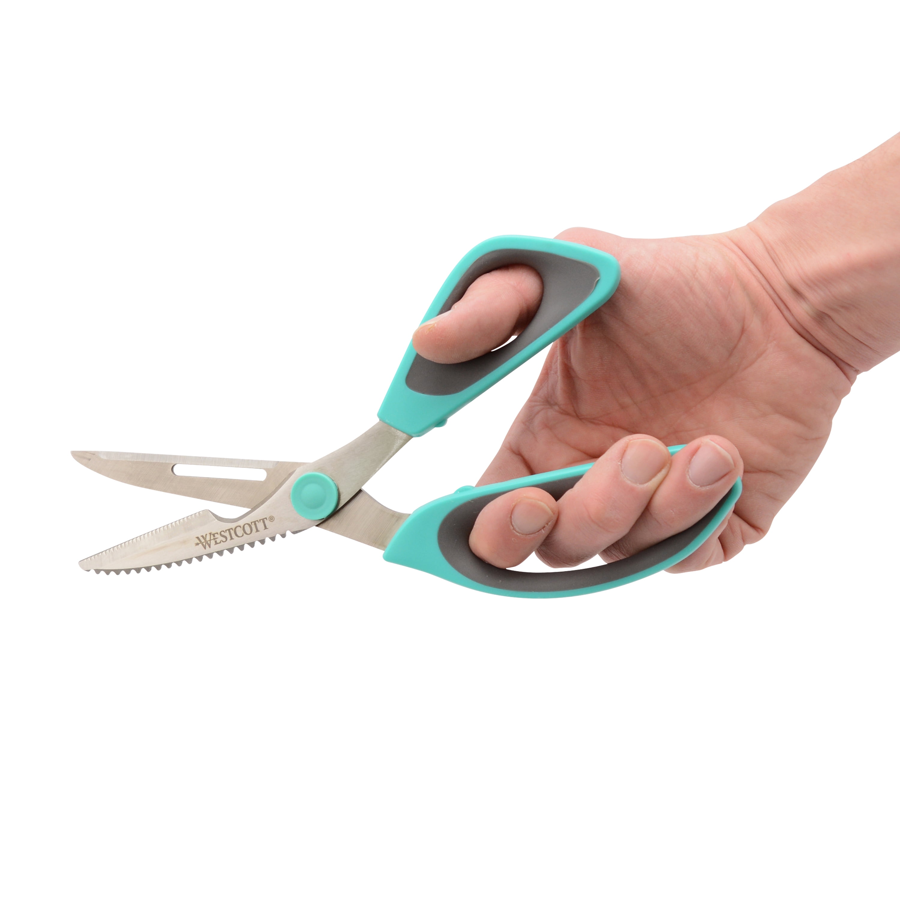 Westcott Titanium Bonded Soft Handle Kitchen Shears, 4-Pack