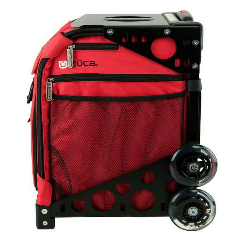 Zuca Sport Insert Bag, Chili (Red) with Sport Frame Black (Non