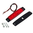 thumbnail image 3 of Troglfold led tail lights 2 Pcs 6 LED 12V Trailer Trunk Tail Light Replacement Led Trailer Taillight Turn Signal Brake Marker Tail LED Light (Red),3.74"X0.79"X0.31", 3 of 10