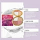 thumbnail image 5 of 4-Color Multifunctional Palette - Highlighter & Blush with Mica & Vitamin E, 8.8g - Natural Glow, Silky Texture, Travel-Friendly with Mirror, 5 of 5