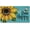 NO057, variant on Spring Summer Sunflower Decorative Front Door Mat, Bee Happy Floral Blue Doormat Indoor Outdoor Non-Slip Floor Entryway Rug, Seasonal Home Kitchen Decoration 17x29 Inch