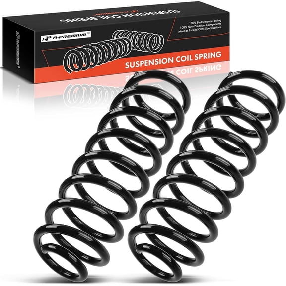 A-Premium 2Pcs Rear Suspension Coil Springs Set Compatible with Nissan Sentra 2007-2012 2.0L 2.5L, Driver and Passenger Side, Replace# 55020ET00A
