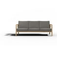 thumbnail image 3 of Curated Maison Daniele 86" Teak Deep Seating Outdoor Sofa with Charcoal Cushion, 3 of 5