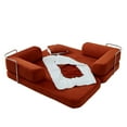 thumbnail image 5 of Miekor Furniture Floor Couch,Compressed Sofa,Convertible Floor Sofa Bed with Convertible Blanket Pillow,Enhanced frame stability,Comfy Couch Lounge Sleeper Bed,for Living Room Bedroom MK3708, 5 of 5