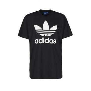 Adidas Trefoil Logo Men's Short Sleeve T-Shirt Black