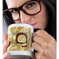 thumbnail image 2 of 3drose, Culinary Art Meets Mid-century Modern Aesthetics, 15oz Two-tone Black Mug, 2 of 6