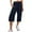 Navy, variant on Nnhblu High Waisted Pants for Women Cropped Pants Women's Capris and Cropped Pants Khaki