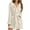 White, variant on Kaemgyyd Womens Plush Robes Soft Cozy Long Sleeve Bathrobe Winter Warm Fleece Fuzzy Loungewear with Pockets