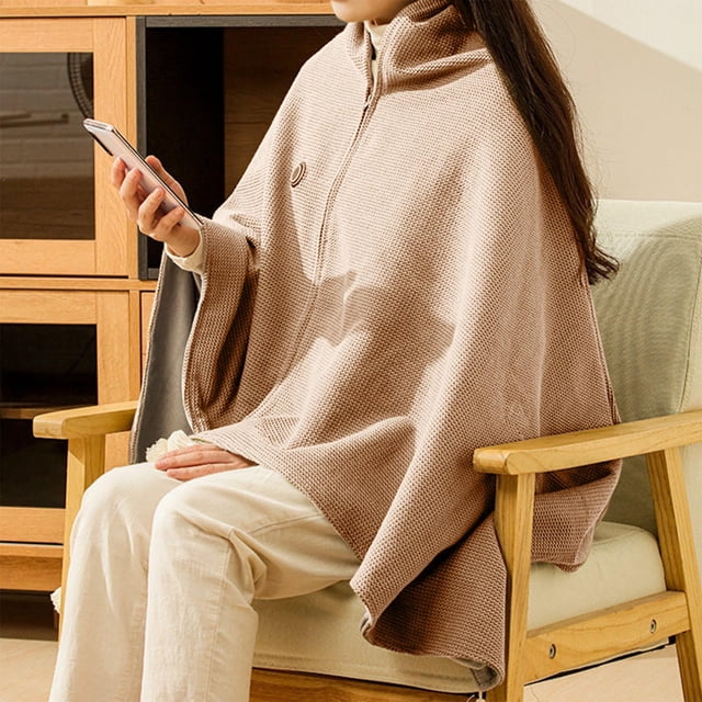 Boovnll 28x59" Heated Blanket, USB Quick Heated Wearable Super Cozy Soft Electric Heated Wrap Shawl Flannel Rechargeable Electric Blanket for Home, Office, Heating Blanket