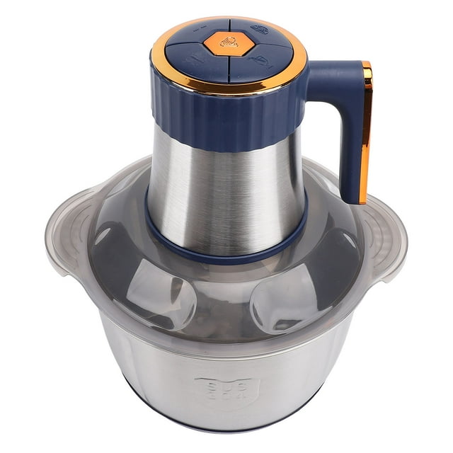Food Processor, Meat Grinder with 5L Stainless Steel Bowl 500W Copper Motor, Electric Food Chopper Meat Grinder for Vegetable Meat Nuts Functions for Chopping Dicing Mixing