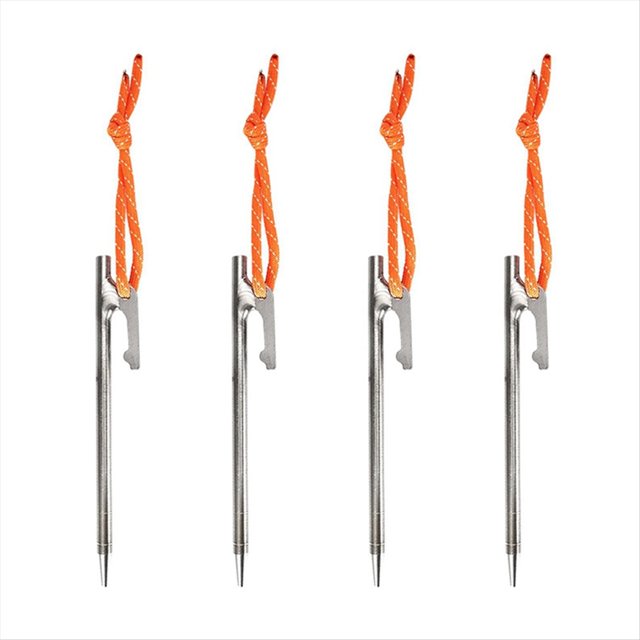 Estacas de Aleación de Titanio para Carpas, Clavos para Carpas de Camping, Clavos Fijos para Acampar Al Aire Libre, Resistentes Al Viento, Accesorios para Carpas con Dosel, 30 cm