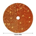 thumbnail image 3 of PPgejGEK Christmas Tree Bottom Decoration Apron Sequin Christmas Tree Skirt Glitter Tree Skirt for Xmas Holiday Party Decor up to 45% off, 3 of 7