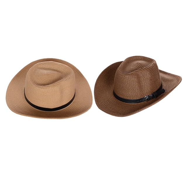 Visera de vaquero Trilby Ala grande Panamá Fedora 2x Sunnimix sombreros para sol para mujer