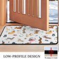 thumbnail image 3 of Cartoon Dachshund Door Rugs,Washable Non Slip Door Mats Indoor,Decorative Door Mats,Entry Mat Indoor for Entrance,Bedroom,Kitchen,Bathroom,30"x17", 3 of 6