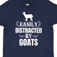 thumbnail image 4 of Inktastic Easily Distracted by Goats Boys or Girls Toddler T-Shirt, 4 of 5
