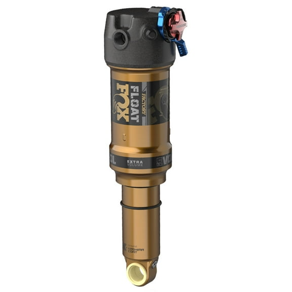 FOX FLOAT Factory Rear Shock - Trunnion Metric, 185 x 55 mm, 0.1 Spacer, 2-Position Lever, EVOL LV, Kashima Coat