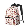 thumbnail image 2 of Fotbe Red Mushroom Lightweight Casual Laptop Backpack for Men and Women, Daily use Waterproof backpack, Backpack for College, 2 of 8