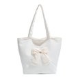 thumbnail image 1 of Bolso para Mujeres El Partido Nylon Lindo Bowknot Back Bags () Blanco, 1 of 9