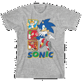 thumbnail image 4 of Sonic The Hedgehog Classic Characters 3-Pack Boy's Crew Neck Short Sleeve T-shirt Combo Set, 4 of 4
