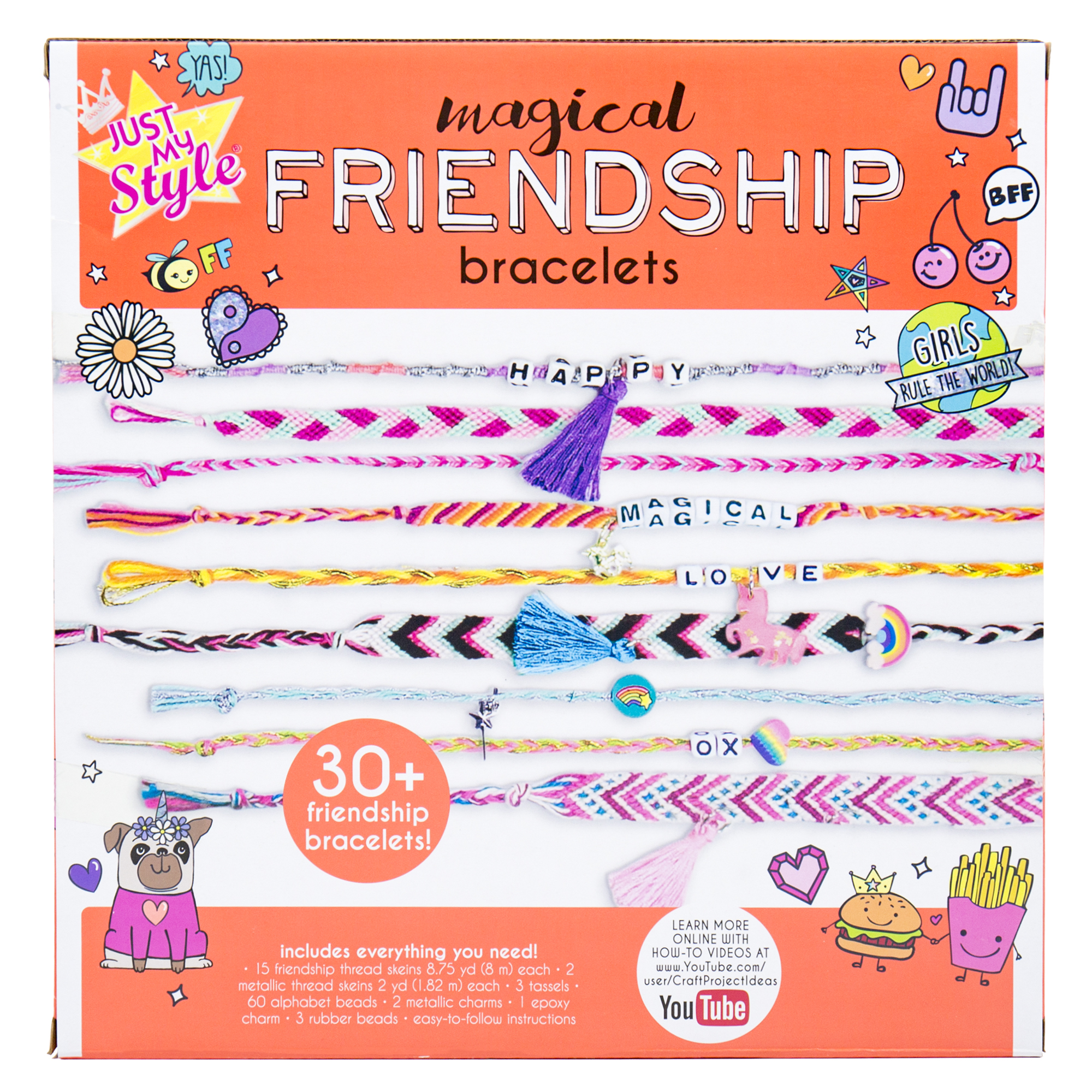 Friendship Woven String Bracelet 1/4 wide - Mexico