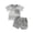 X1 Grey, variant on Krdevn Toddler Boys' Striped Shirt & Shorts Set, Casual Summer 2-Piece Outfit,Yellow